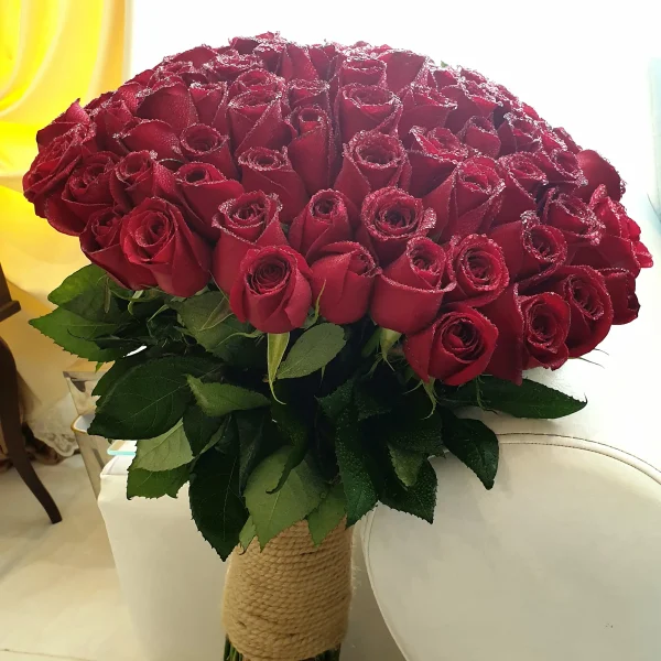 جام گل با رز قرمز - تصویر 3